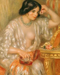 Gabrielle mit Schmuck, 1910